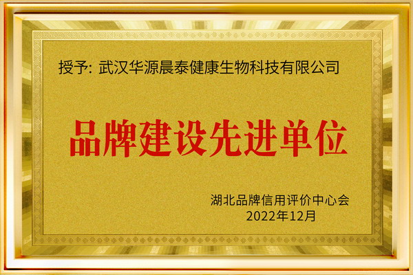 品牌建设先进单位